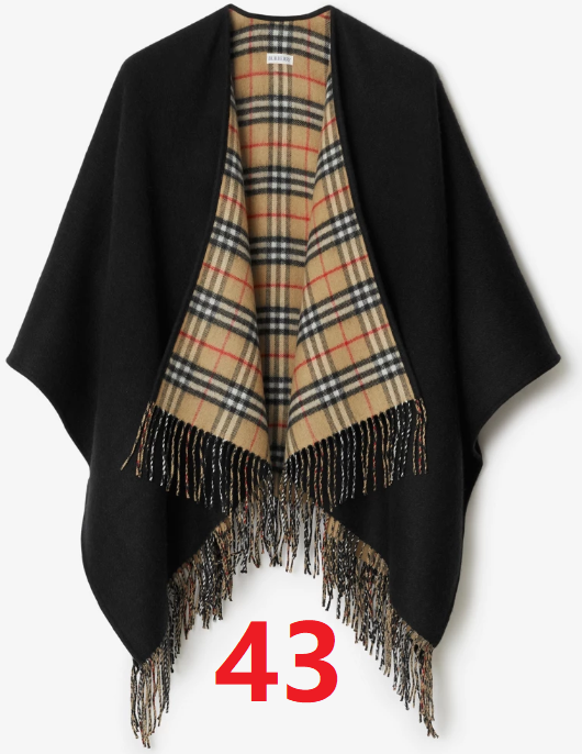 Double-sided wool and cashmere blended cape coat clothes，free size,CL60-43