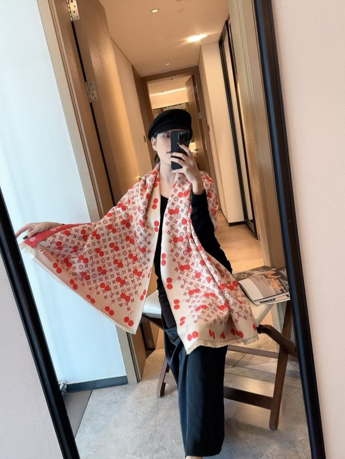 Cashmere cotton scarf for men women, size 65x180cm, no box. SF25-271-278