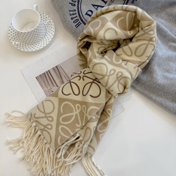 Cashmere cotton scarf for men women, size 65x180cm, no box. SF25-245-250