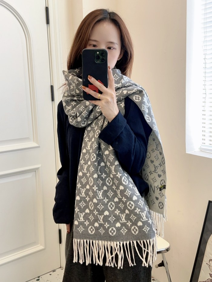 Cashmere cotton scarf for men women, size 65x180cm, no box. SF25-215-220