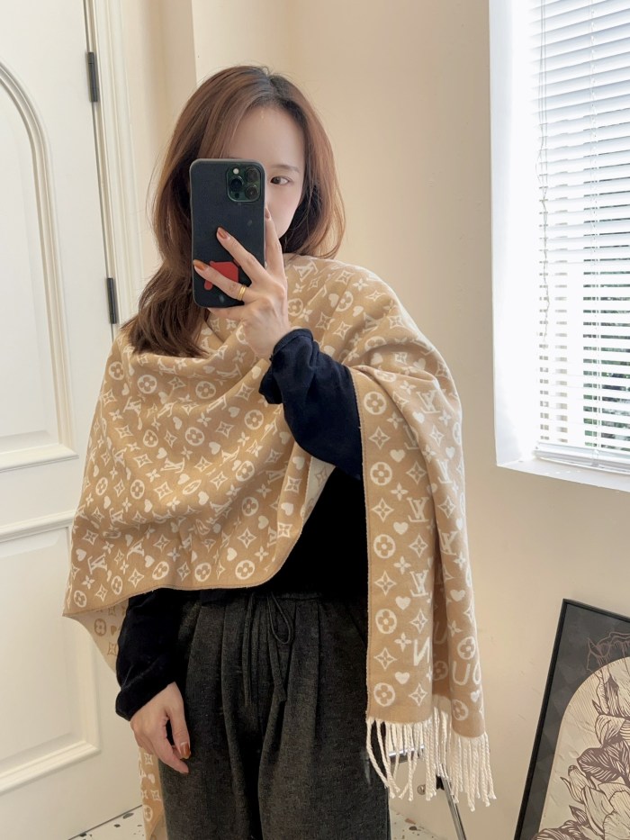 Cashmere cotton scarf for men women, size 65x180cm, no box. SF25-215-220
