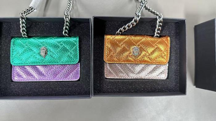 Split leather bag ,3A , size 10.5*3*7cm,with box,  B28-202-219