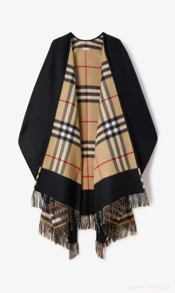Double-sided wool and cashmere blended cape coat clothes,free size,CL60-43