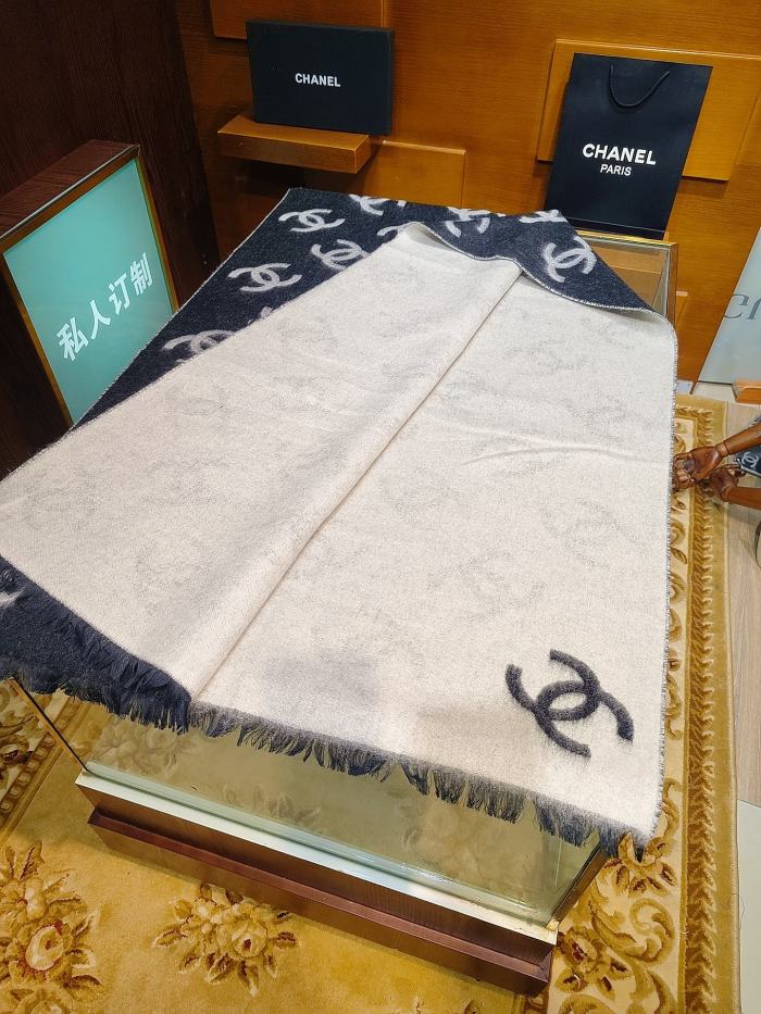 Cashmere cotton scarf for men women, size 205x70cm, no box. SF25-265-266