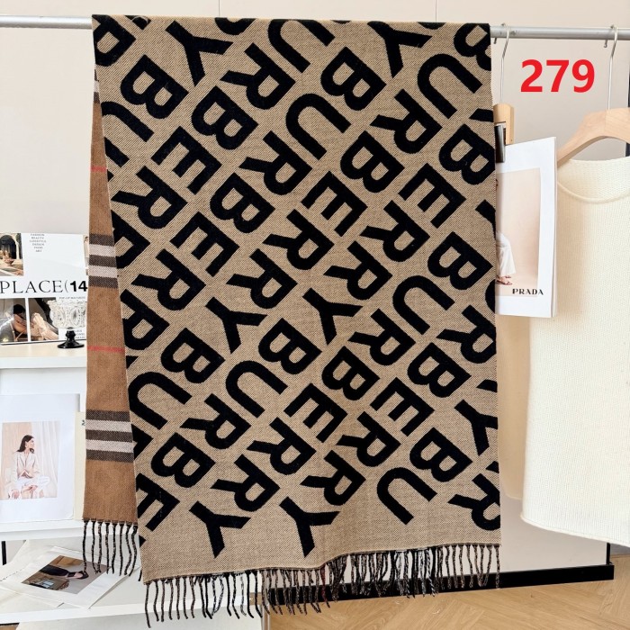 Cashmere cotton scarf for men women, size 65x200cm, no box. SF25-279