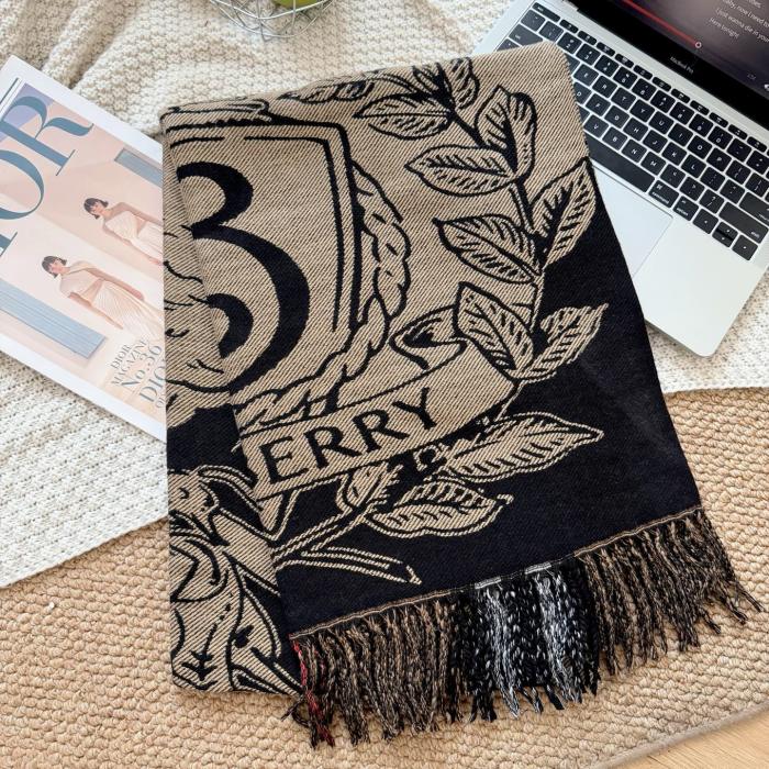 Cashmere cotton scarf for men women, size 65x200cm, no box. SF25-280