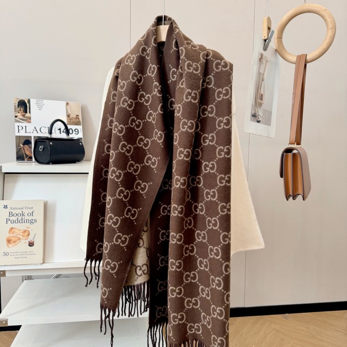 Cashmere cotton scarf for men women, size 65x180cm, no box. SF25-257-262