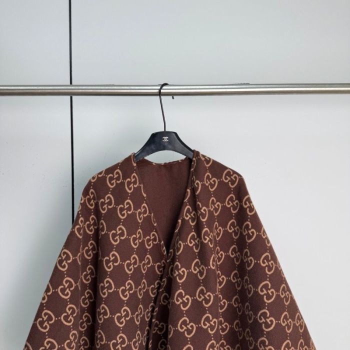 Double-sided wool and cashmere blended cape coat clothes，free size,CL60-53
