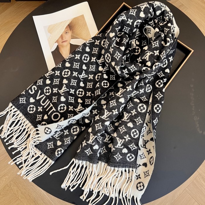 Cashmere cotton scarf for men women, size 65x180cm, no box. SF25-215-220