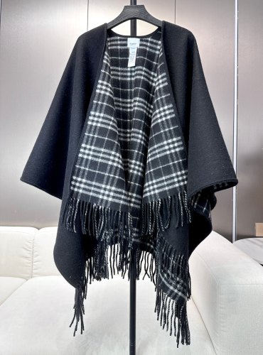 Double-sided wool and cashmere blended cape coat clothes，free size,CL60-45