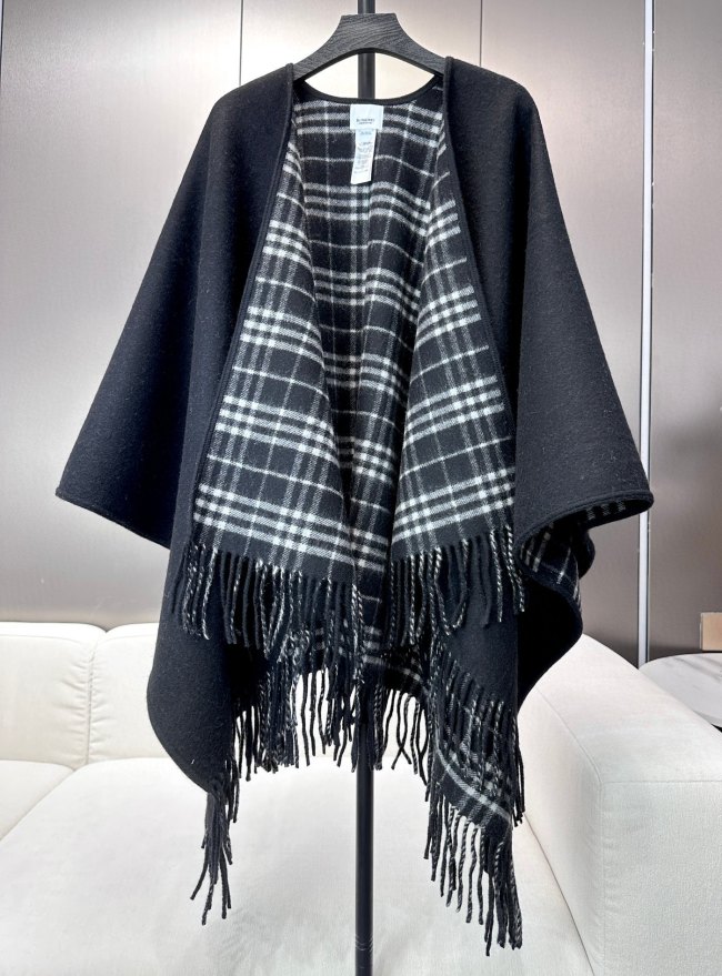 Double-sided wool and cashmere blended cape coat clothes,free size,CL60-45
