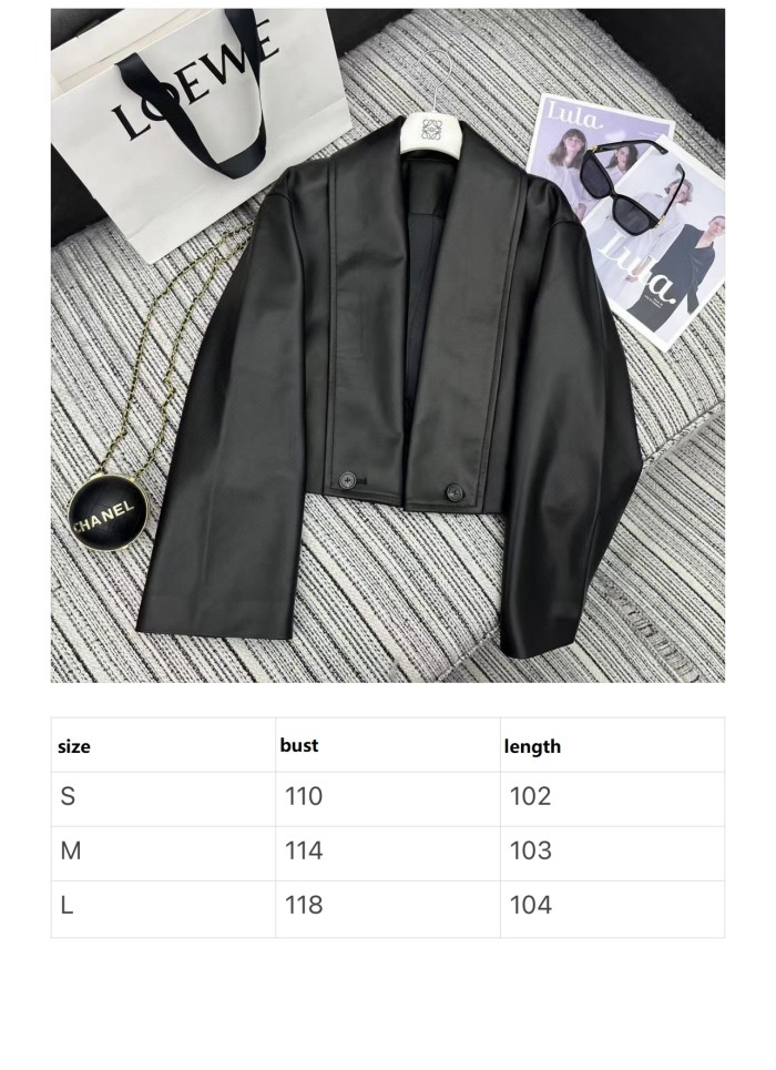 Women's winter leather jacket coat , CL78-26