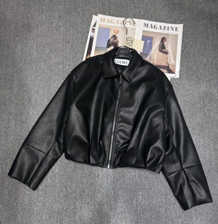 Women's winter leather jacket coat , CL78-21-22