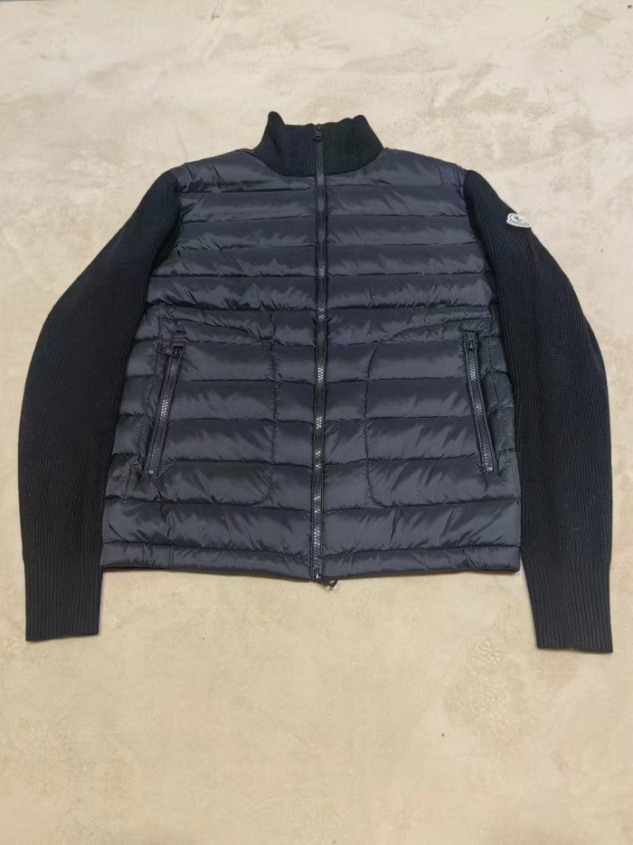 Men's thin knitted stand-up collar  down jacket coat clothes, CL110-73