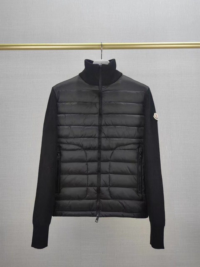 Men's thin knitted stand-up collar  down jacket coat clothes, CL110-73
