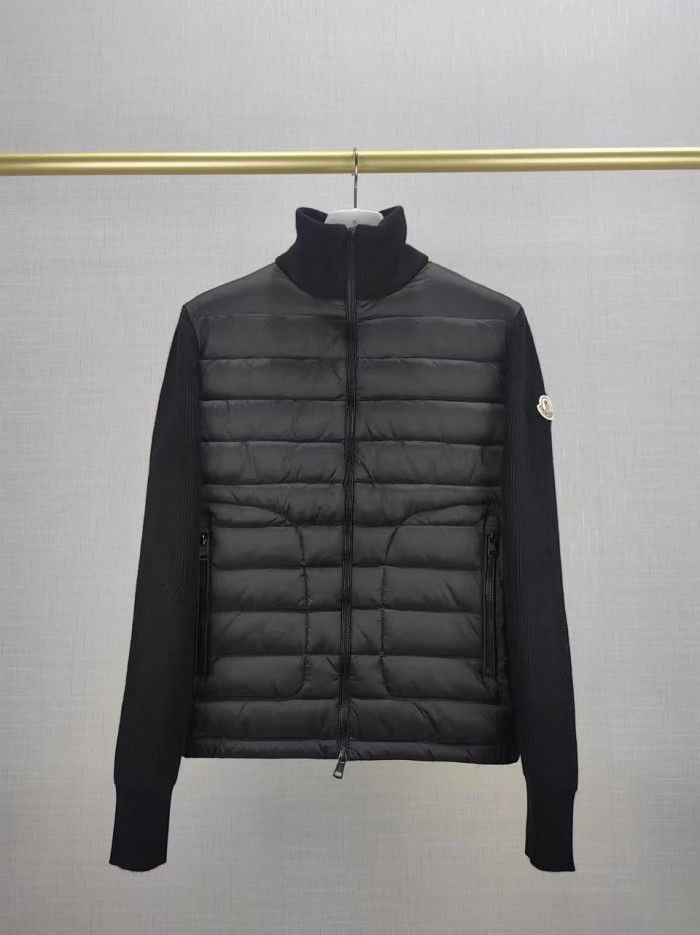Men's thin knitted stand-up collar  down jacket coat clothes, CL110-73
