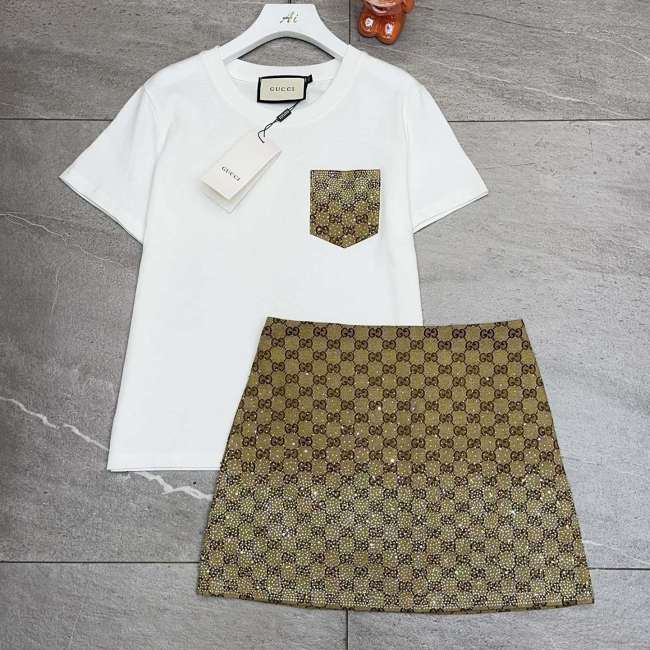 Women's T-shirt + skirt set clothes , CL78-29