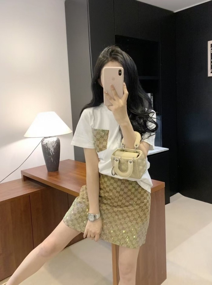 Women's T-shirt + skirt set clothes , CL78-29