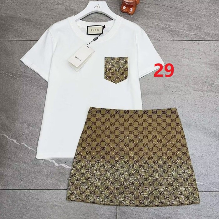 Women's T-shirt + skirt set clothes , CL78-29