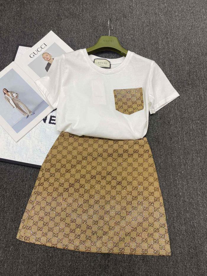 Women's T-shirt + skirt set clothes , CL78-29
