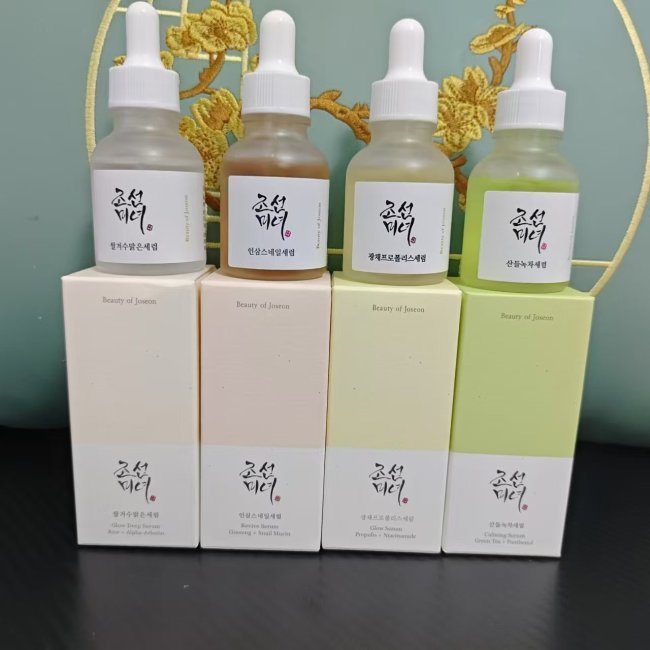 Selling four items together,Korean Beauty of Joseon Rice Probiotic Skincare Set Sunblock Essence Oil Refreshing Toner Moisturizing Face Cream Eye Cream Skin,HSE16-17