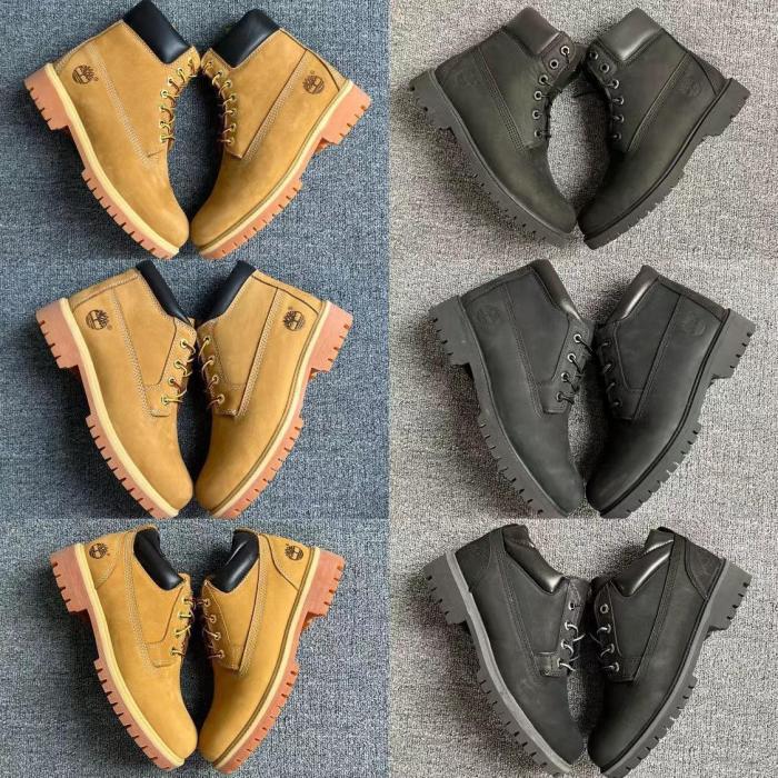 Waterproof and durable outdoor leather boots,with box, the boots run a size large, size 36-46.SS80-116-121