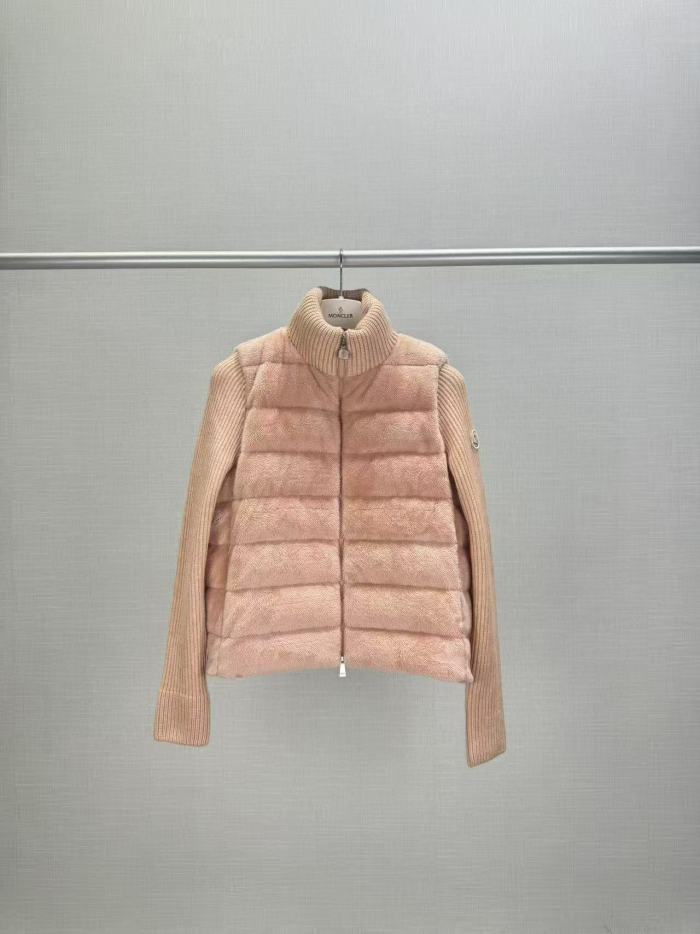 Women's thin knitted stand-up collar  down jacket coat clothes, CL110-74-76