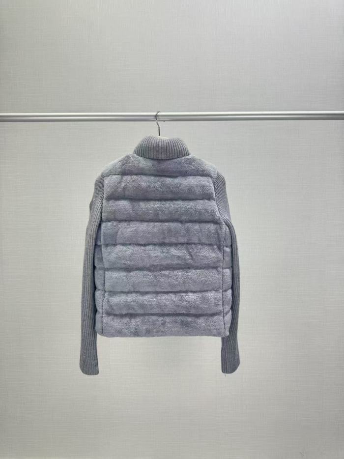 Women's thin knitted stand-up collar  down jacket coat clothes, CL110-74-76