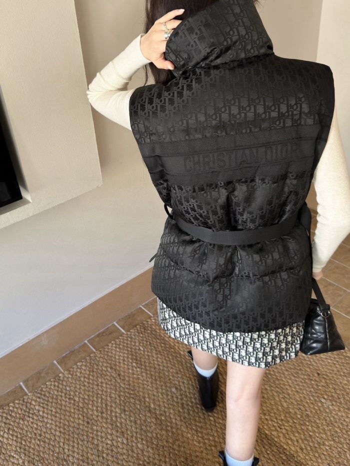 Women's Stand-up collar jacquard vest cotton-padded jacket clothes , CL88-94-95