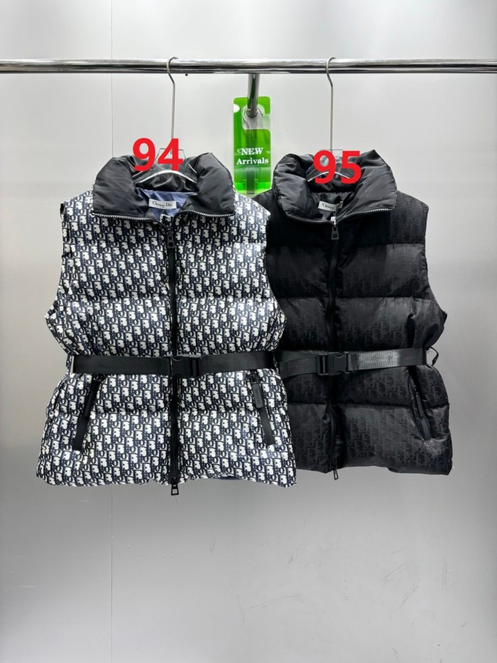 Women's Stand-up collar jacquard vest cotton-padded jacket clothes , CL88-94-95