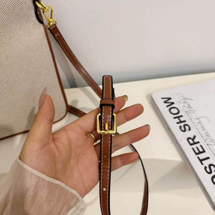 Canvas PU leather bag ,AA quality,no box,  B25-127