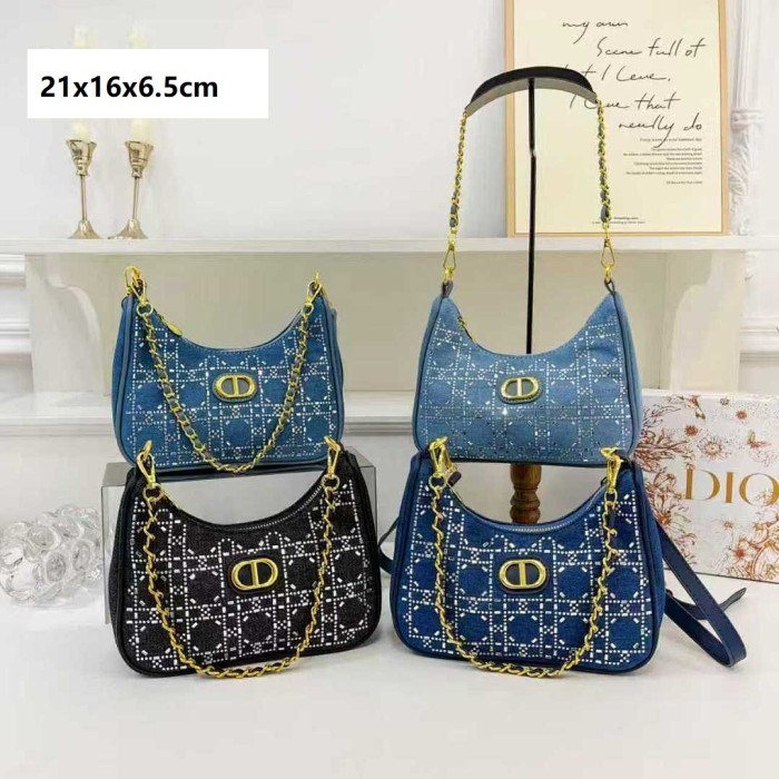 Canvas PU leather bag ,AA quality, size 21x16x6.5cm,no box,  B28-254-257