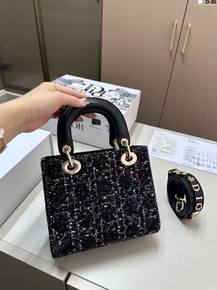 Canvas split leather bag ,4A ,size 20x18cm,no box, with dust bag, B88-386-388