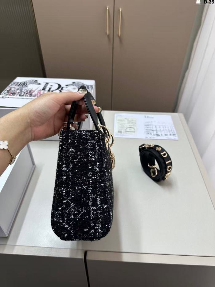 Canvas split leather bag ,4A ,size 20x18cm,no box, with dust bag, B88-386-388