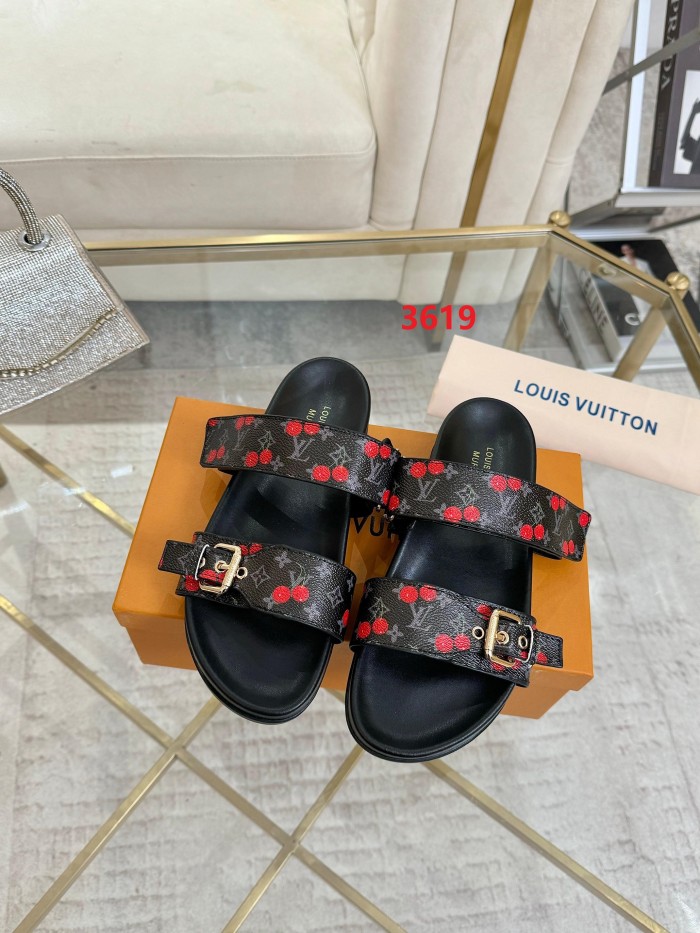 Women's men flat sandals,size 35-45, SS60-3618-3620