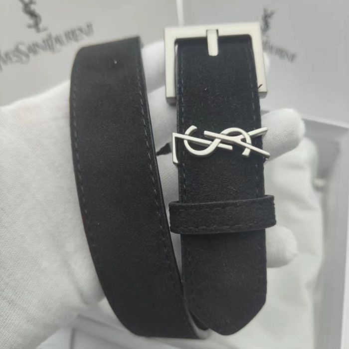 Suede and split leather women's belt,with box,BLT19.9-10-17