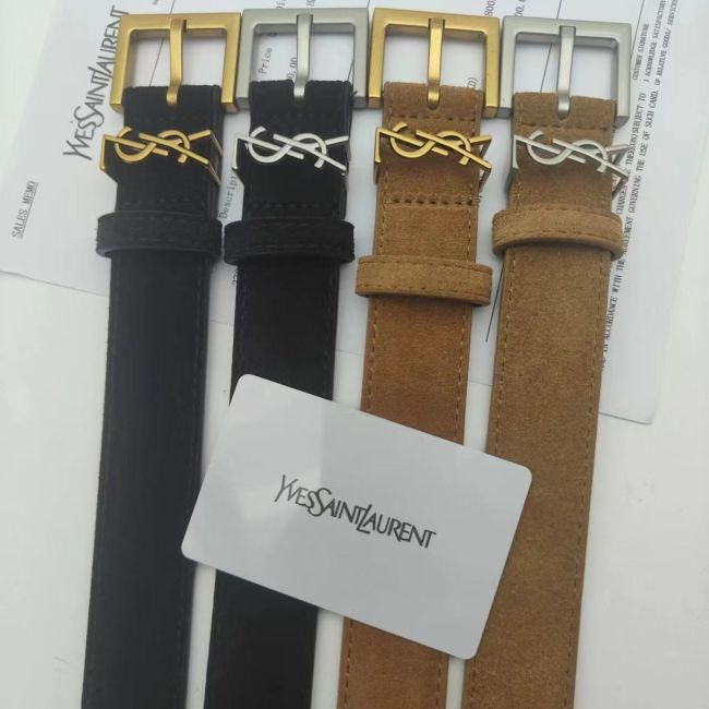 Suede and split leather women's belt,with box,BLT19.9-10-17