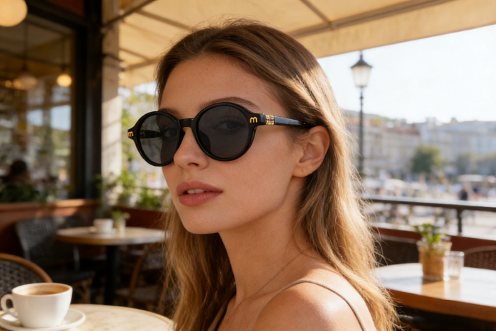 Blue light blocking sunglasses with the box and case ,G25-3081-3089