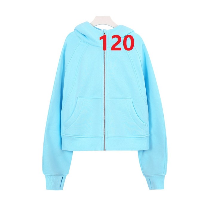 Women's Zipper-attached loose-fitting hooded sweatshirt Gym top Yoga clothes,S-3XL,CL60-101-120