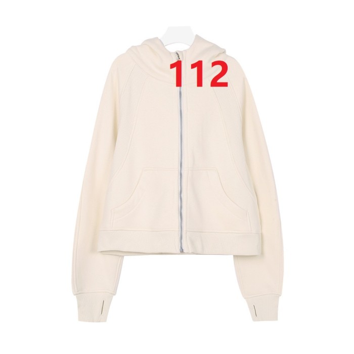 Women's Zipper-attached loose-fitting hooded sweatshirt Gym top Yoga clothes,S-3XL,CL60-101-120