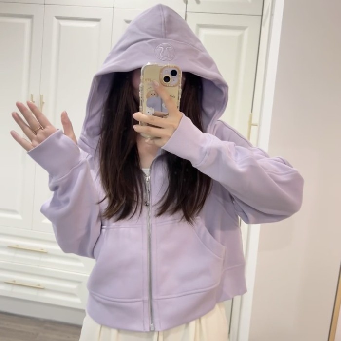 Women's Zipper-attached loose-fitting hooded sweatshirt Gym top Yoga clothes,S-3XL,CL60-101-120