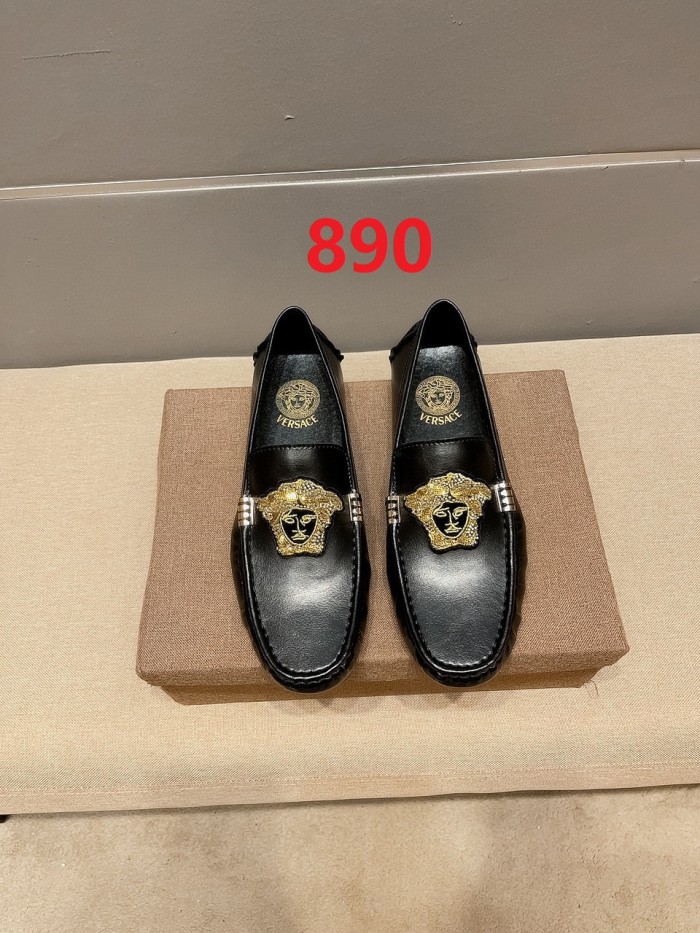 Men leather flat shoes,size 37-47, SS88-890