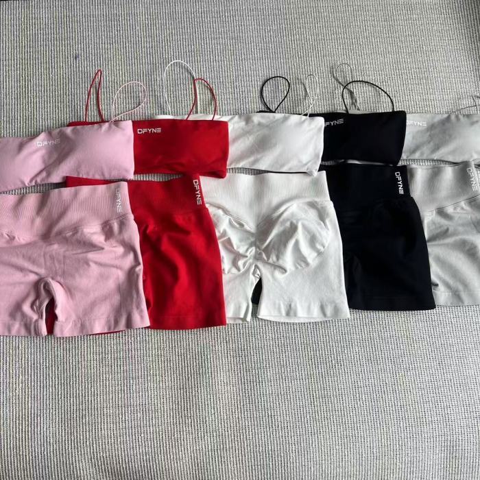Bra + short pants yoga sports suit  clothes， CL35-97-103