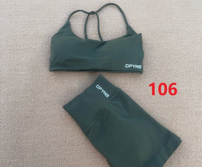 Bra + short pants yoga sports suit  clothes， CL35-104-110