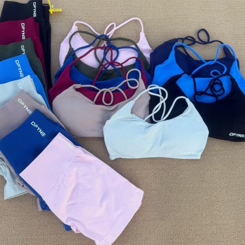 Bra + short pants yoga sports suit  clothes， CL35-104-110