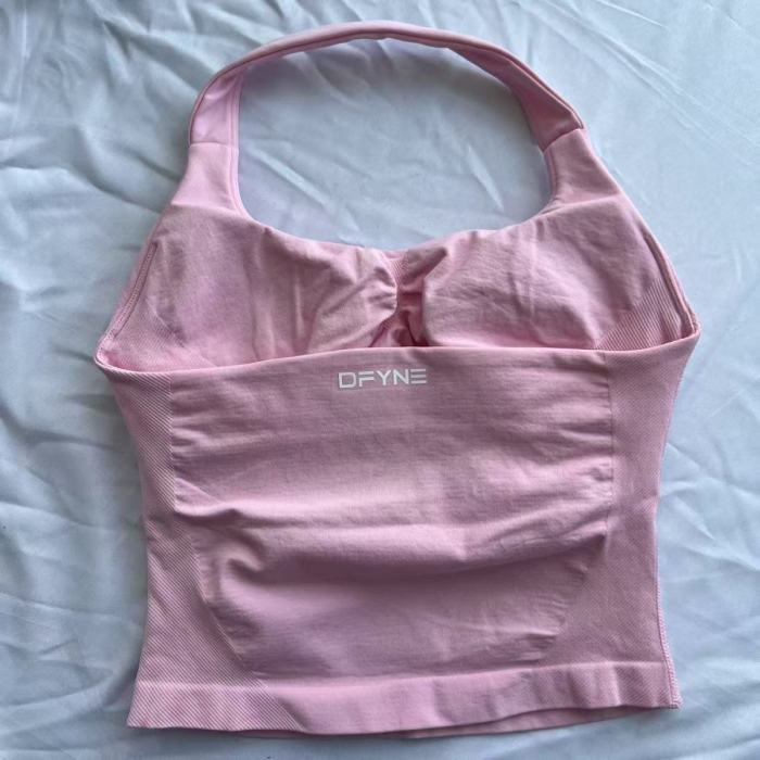 Women's Yoga stretchable breathable fitness vest clothes,XS-L,CL20-39-45