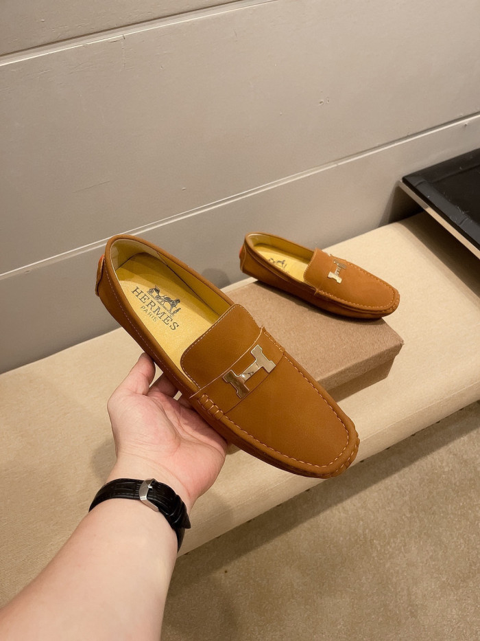 Men leather flat shoes,size 37-47, SS88-895