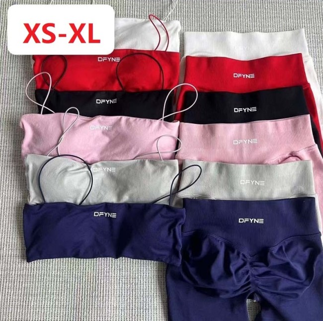 Bra + short pants yoga sports suit clothes, CL35-97-103