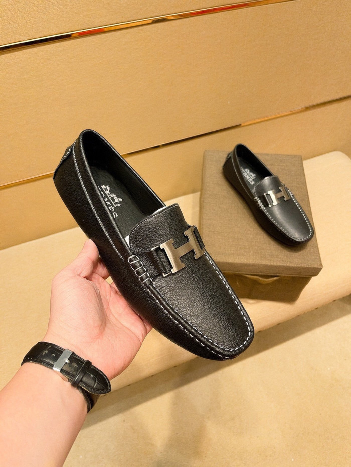 Men leather flat shoes,size 37-47, SS88-894
