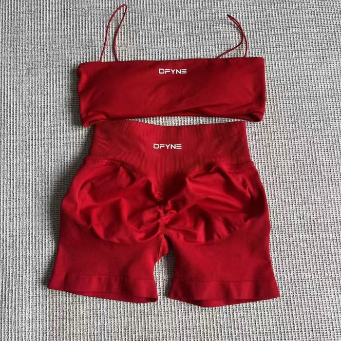 Bra + short pants yoga sports suit  clothes， CL35-97-103